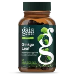 Ginkgo Leaf, Gaia Herbs, 60 Capsules