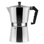 Cafetera de aluminio, Moka, Espresso, percolador, tetera de café, Cafetera para el hogar, estufa al aire libre, herramientas de café, plateado, rojo y negro - AliExpress 15 - Image 2
