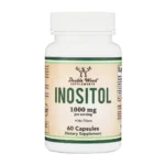 Inositol Supplement, double Wood, 1000 mg, 60 Capsules, Supports Healthy Sleep Quality, and Supports Liver and Kidney Health