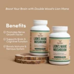 Lion's Mane Mushroom Supplement, Double Wood, 500 mg, 120 Capsules - Image 4