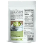 Matcha, SunFoods SuperFoods, Powder 113 gr, 4oz Organic, Culinary Grade, Whole Leaf - Image 2