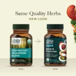 Reishi & Cordyceps, Gaia Herbs, RESPIRATORY Formerly - Respiratory Mushroom Blend, 40 Capsules, also known as Ganoderma lucidum and the mushroom of immortality - Image 3
