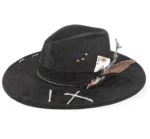 Sombrero Fedora de Gamuza Unisex Estilo Vintage Jazz