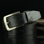 Cinturón de cuero vaquero duradero, cinturón informal Vintage con hebilla, bandas para pantalones, cinturón para hombre - AliExpress 200000297 - Image 2