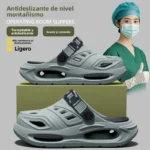 Zapatillas de verano para hombre con soporte de arco especial y perforaciones, para uso exterior, que no cansan los pies al e... - Image 2