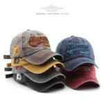 Gorra de béisbol con bordado de letras para hombre y mujer, gorro Snapback Vintage de algodón lavado, Unisex, gorro para el sol de Hip Hop, verano 2022 - AliExpress 200000297