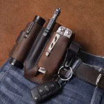 Riñonera Táctica de Cuero Sintético - Bolsa Multicompartimentos para Herramientas y Linterna, Resistente para Actividades al Aire Libre, Camping y Senderismo. - AliExpress 18 - Image 2