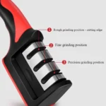 Afilador de Cuchillos de 3/4 Segmentos, Piedra de Afilar Manual Multifuncional para Cocina con Base Antideslizante, Herramientas de Afilado para Utensilios de Cocina - AliExpress 15 - Image 4