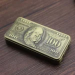 Encendedor de butano de metal en relieve de dólares, encendedor de antorcha recargable de metal a prueba de viento para cigarros, hombres, adultos y adolescentes - AliExpress 15 - Image 2