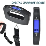 Báscula portátil Digital con pantalla LCD, herramienta electrónica para colgar equipaje, Maleta de viaje, bolsa de equipaje, herramientas de equilibrio de peso, 110lb/50kg - AliExpress 1524 - Image 6