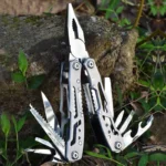 Alicates multiherramienta, alicates de cuchillo combinados para exteriores, herramientas de alicates de supervivencia para acampar multiusos portátiles plegables de acero inoxidable - AliExpress 1420