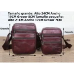 Bolso de Hombro de Cuero Genuino para Hombre, Tamaño Vertical Grande, Estilo Casual y de Negocios, Estilo Coreano, Mochila Cr... - Image 3