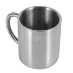 Taza de café de acero inoxidable de doble pared, vaso portátil de viaje para acampar, jarra de café, té, leche, tazas de agua para oficina, 220ML - AliExpress 15