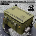 Bolsa de almacenamiento al aire libre, caja de almacenamiento plegable de gran capacidad, equipo de camping para Picnic, portátil, resistente al agua - AliExpress 18