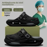 Zapatillas de verano para hombre con soporte de arco especial y perforaciones, para uso exterior, que no cansan los pies al e... - Image 4