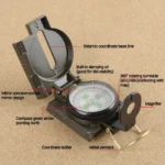 Brújula impermeable de alta precisión, dispositivo para exteriores, deportes, senderismo, montañismo, vista de Metal militar profesional del ejército - Image 5