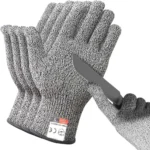 Guantes resistentes a cortes de grado 5, protección de seguridad para corte de vidrio resistente a los arañazos HPPE para jardineros - AliExpress 15