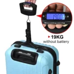 Báscula portátil Digital con pantalla LCD, herramienta electrónica para colgar equipaje, Maleta de viaje, bolsa de equipaje, herramientas de equilibrio de peso, 110lb/50kg - AliExpress 1524