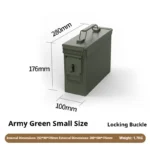 Caja de munición multifunción de acero, caja de seguridad impermeable, almacenamiento de objetos de valor de munición, tornillos de bloqueo de lata bloqueables - AliExpress 34 - Image 6
