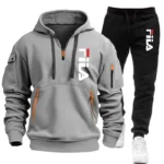 Conjunto Deportivo para Hombre de Primavera/Otoño, Conjunto de Sudadera Moderno para Hombre, Conjunto de Dos Piezas de Sudadera y Pantalones Casuales de Manga Larga, Conjuntos de Sudaderas con Capucha - AliExpress 200000343 - Image 4