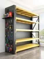 Heavy storage shelves Multi-layer steel shelves Warehouse storage racks Garage tool racks Basement storage racks