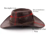 Sombreros de vaquero occidentales de piel sintética para mujeres y hombres, sombreros de vestir vintage para caballero, gorra de jazz estilo Panamá, sombrero para hombre - AliExpress 200000297 - Image 5