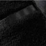 Chaqueta de cuero para hombre, forro polar de invierno para hombre, cuello levantado, motociclista, informal, a prueba de viento, chaqueta ajustada, chaqueta de cuero polar - Image 6
