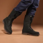 Botas de Senderismo Hombre Impermeables Cuero Auténtico - Image 5