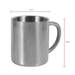 Taza de café de acero inoxidable de doble pared, vaso portátil de viaje para acampar, jarra de café, té, leche, tazas de agua para oficina, 220ML - AliExpress 15 - Image 6