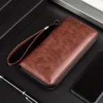 Cartera larga con cremallera para hombre, Cartera de cuero Pu de alta calidad para hombre, bolso de mano de negocios con bloqueo RFID, tarjetero, monedero para hombre - AliExpress 1524 - Image 3