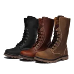 Botas de Senderismo Hombre Impermeables Cuero Auténtico - Image 6