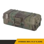 Caja de almacenamiento de equipo táctico (15,2*6,3 cm) para linterna táctica, reloj, funda protectora de brújula - AliExpress 18
