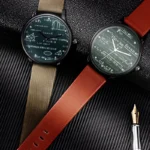 Relojes Miler para hombre, relojes Mathe Matical Formula imprime, relojes casuales de moda para hombre, reloj de cuarzo Masculino Erkek Kol Saati - AliExpress 1511 - Image 6