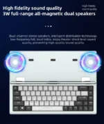 Teclado mecánico para juegos con pantalla táctil de 12,3 pulgadas, 68 teclas, USB, compacto, portátil, con pantalla dividida, para Windows, Mac y Android - AliExpress 7 - Image 6