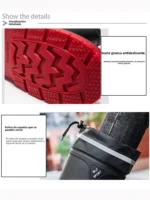 Botas de Lluvia de Tubo Alto y Grueso Estilo Alemán para Hombre, Antideslizantes, para Campismo, Pesca, Protección Contra Mor... - Image 5