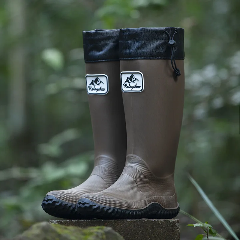 S90e5f238842e4a7eb6c45789c9360c4cG.webp Botas de lluvia para hombre altas impermeables - Image 1