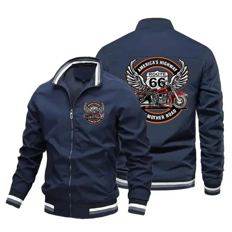S93f6fa5744054218b6ad4034037fc3e73.webp Chaqueta deportiva informal para hombre, ropa deportiva de alta calidad con cremallera, estilo Hip Hop, ideal para motocicleta, primavera y otoño - AliExpress 200000343 - Image 1