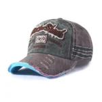 Sombreros de béisbol ajustables de mezclilla lavada para hombres y mujeres, gorra desgastada, gorras de béisbol bordadas, sombreros de protección solar - AliExpress 200000297 - Image 5