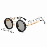 Gafas de Sol Punk ND9 Anti-UV Redondas Retro con Atenuación Ajustable y Estuche, 9 Niveles de Atenuación, Gafas Anti-UV para Conducir - AliExpress 18 - Image 5