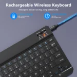 Teclado inalámbrico Bluetooth Mini teclado para ordenador portátil tableta teléfono ipad teclado para juegos recargable para Android iOS Windows - AliExpress 7 - Image 4