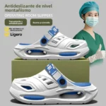 Zapatillas de verano para hombre con soporte de arco especial y perforaciones, para uso exterior, que no cansan los pies al e... - Image 3