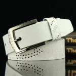 Cinturón de cuero vaquero duradero, cinturón informal Vintage con hebilla, bandas para pantalones, cinturón para hombre - AliExpress 200000297 - Image 3