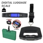 Báscula portátil Digital con pantalla LCD, herramienta electrónica para colgar equipaje, Maleta de viaje, bolsa de equipaje, herramientas de equilibrio de peso, 110lb/50kg - AliExpress 1524 - Image 5