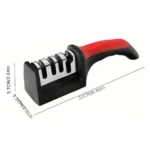 Afilador de Cuchillos de 3/4 Segmentos, Piedra de Afilar Manual Multifuncional para Cocina con Base Antideslizante, Herramientas de Afilado para Utensilios de Cocina - AliExpress 15 - Image 6