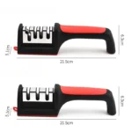 Afilador de cuchillos de 3/4 segmentos, cocina, multifuncional, de mano, piedra de afilar rápido, cuchillo de corte de tres etapas, suministros de cocina - AliExpress 15 - Image 6