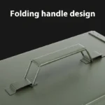 Caja de munición multifunción de acero, caja de seguridad impermeable, almacenamiento de objetos de valor de munición, tornillos de bloqueo de lata bloqueables - AliExpress 34 - Image 3