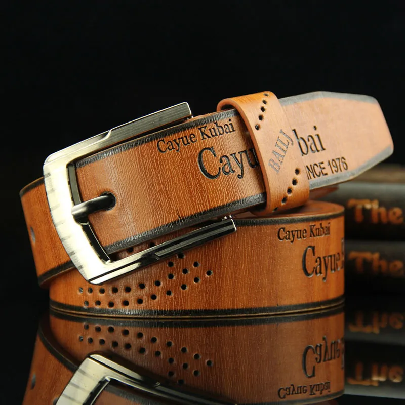 Sd4dd0bbf68eb4f67bf9ffa162e1f1558r.webp Cinturón con estampado de letras para hombre, diseño de lujo, hebilla ajustable, accesorios casuales de moda, marca táctica, cuero de alta calidad - AliExpress 200000297 - Image 1