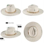 Sombrero Fedora de Gamuza Unisex Estilo Vintage Jazz - Image 5