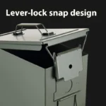 Caja de munición multifunción de acero, caja de seguridad impermeable, almacenamiento de objetos de valor de munición, tornillos de bloqueo de lata bloqueables - AliExpress 34 - Image 2