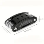 Juego de llaves de tubo 16 en 1, cabezal giratorio antideslizante, acero inoxidable duradero para reparación de automóviles en el hogar, herramienta Universal fácil y multifuncional - Image 5